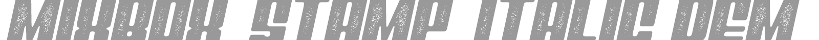 Mixbox font preview